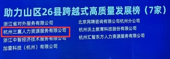 喜報丨三贏人力受邀參加2022中國杭州大運(yùn)河人力資源峰會并入圍參與重大發(fā)展戰(zhàn)略項目資助名單等多份榜單！